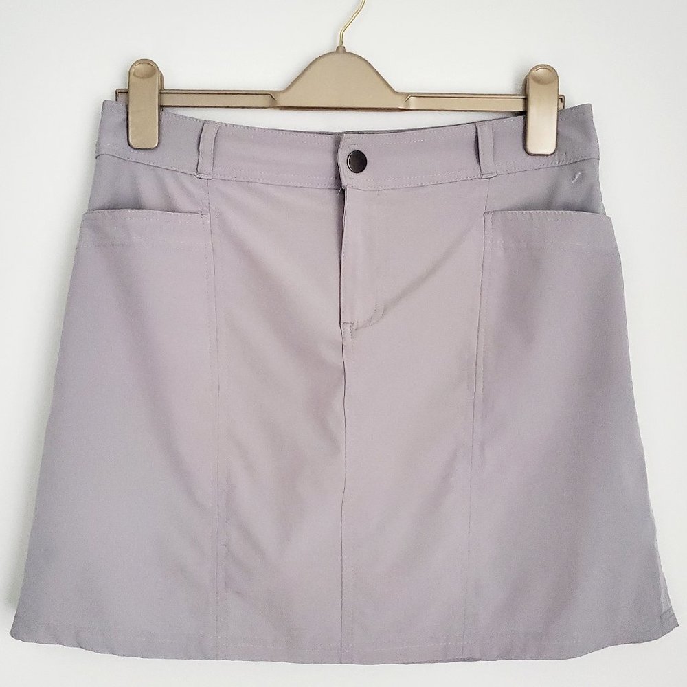 ACX Preppy Sports Skirt Skort Light Grey Pockets Resortwear Sporty Pickleball